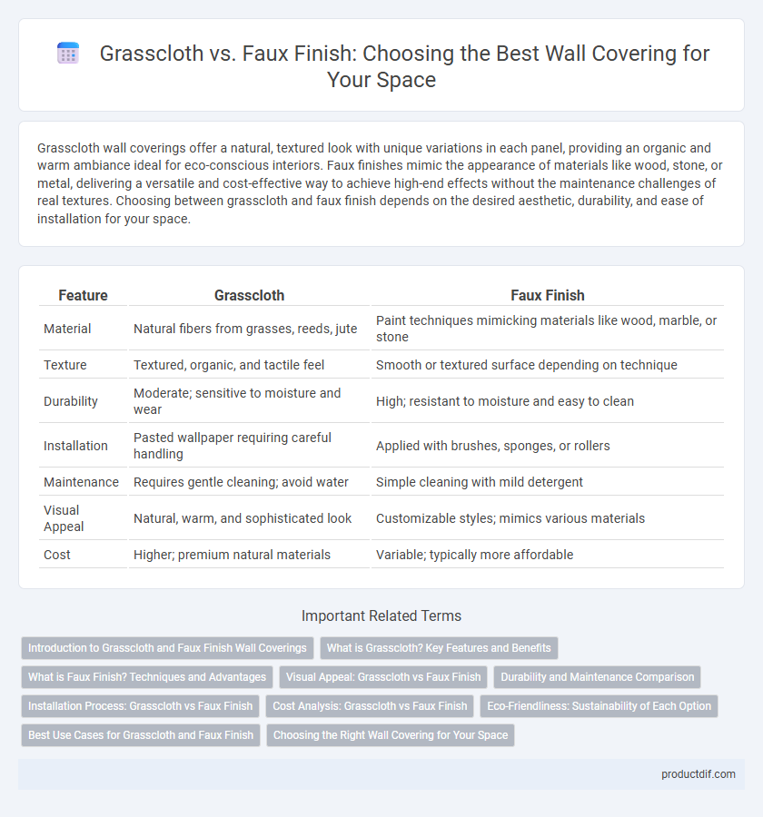 Grasscloth vs. Faux Finish: Choosing the Best Wall Covering for Your Space