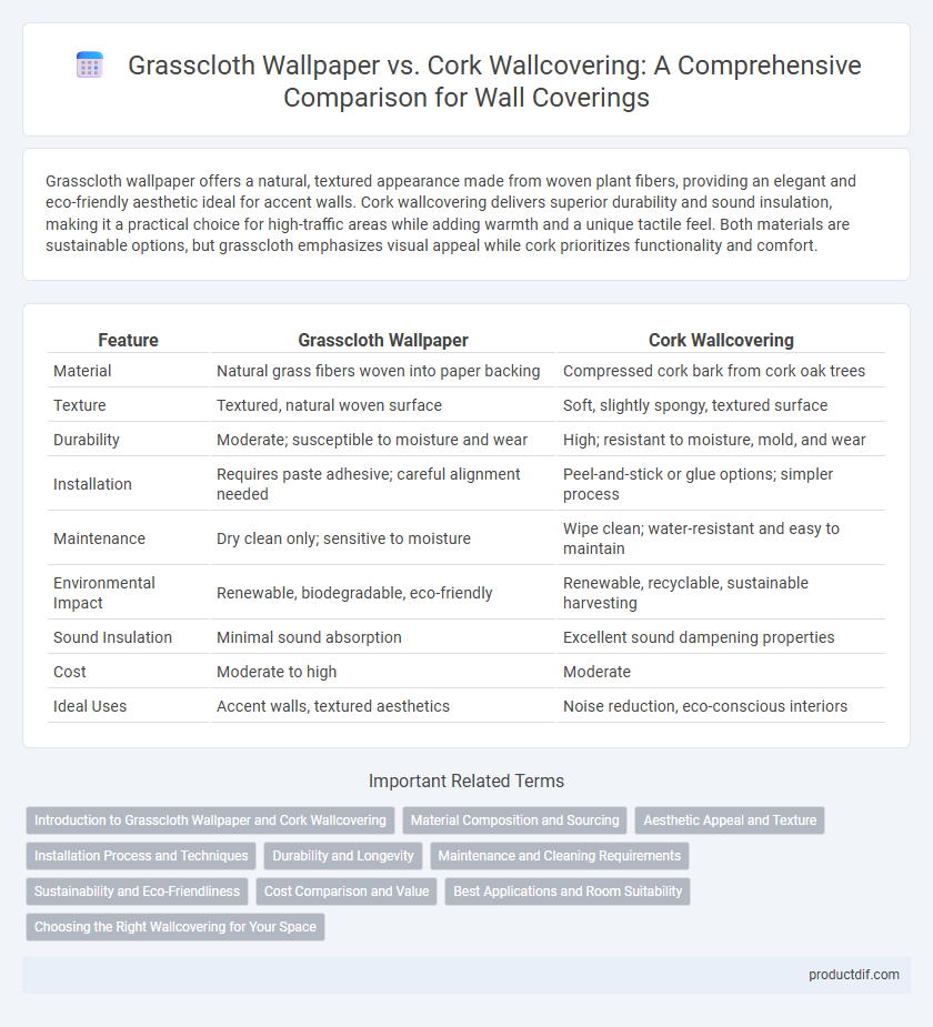 Grasscloth Wallpaper vs. Cork Wallcovering: A Comprehensive Comparison for Wall Coverings
