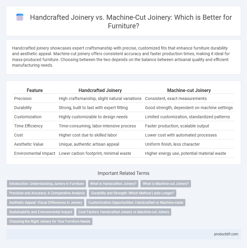 Handcrafted Joinery vs. Machine-Cut Joinery: Which is Better for Furniture?