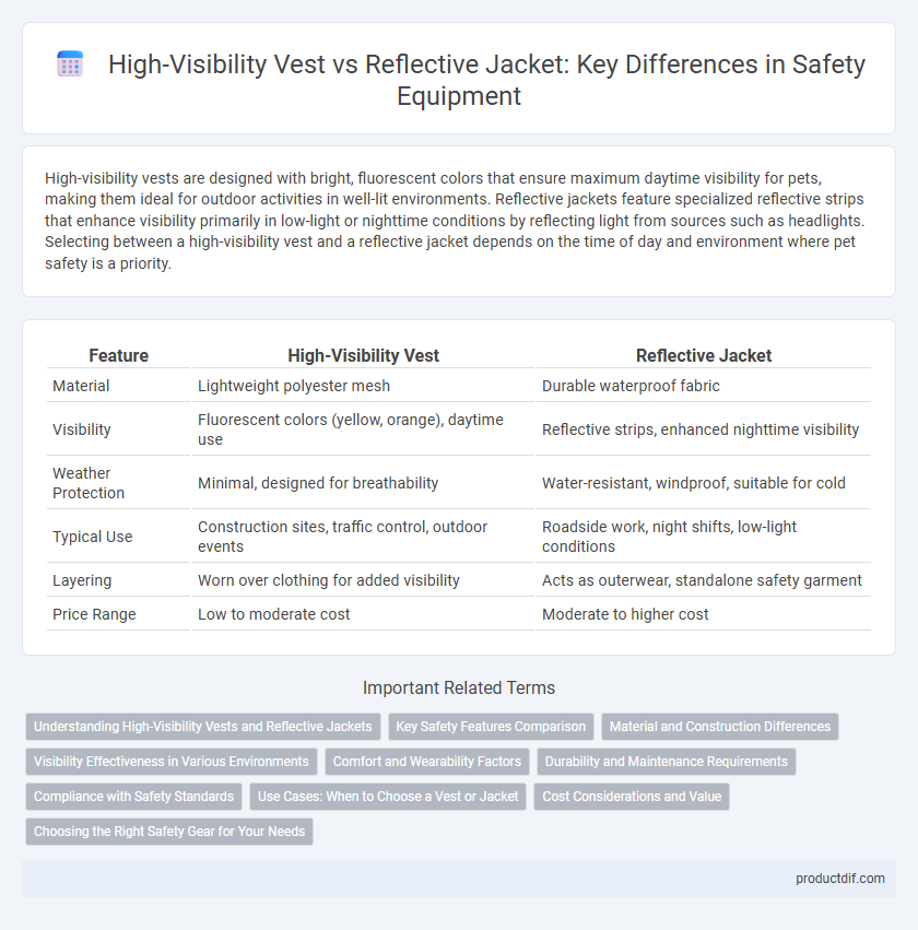 High-Visibility Vest vs Reflective Jacket: Key Differences in Safety Equipment