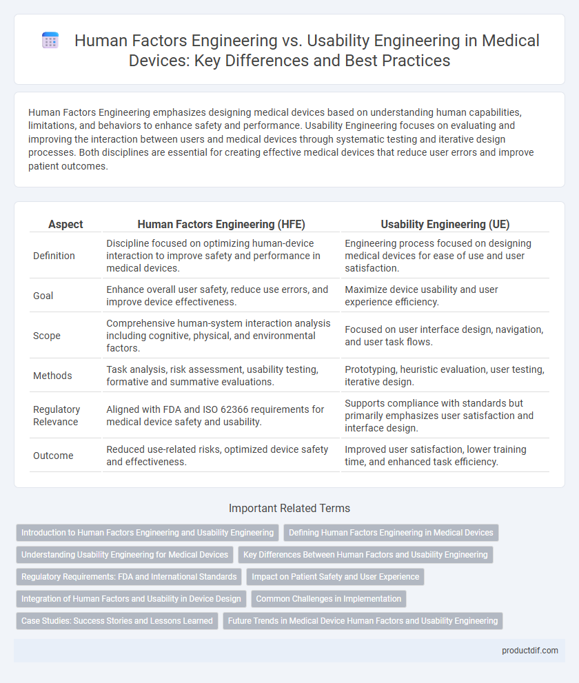 Human Factors Engineering vs. Usability Engineering in Medical Devices: Key Differences and Best Practices