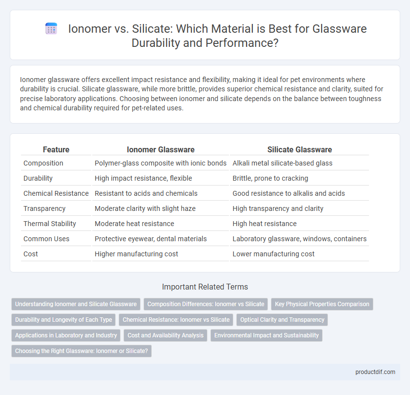Ionomer vs. Silicate: Which Material is Best for Glassware Durability and Performance?