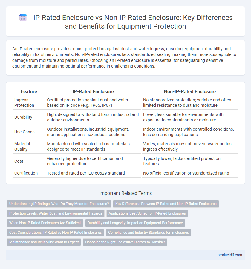IP-Rated Enclosure vs Non-IP-Rated Enclosure: Key Differences and Benefits for Equipment Protection