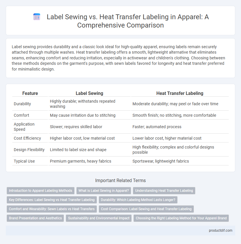 Label Sewing vs. Heat Transfer Labeling in Apparel: A Comprehensive Comparison