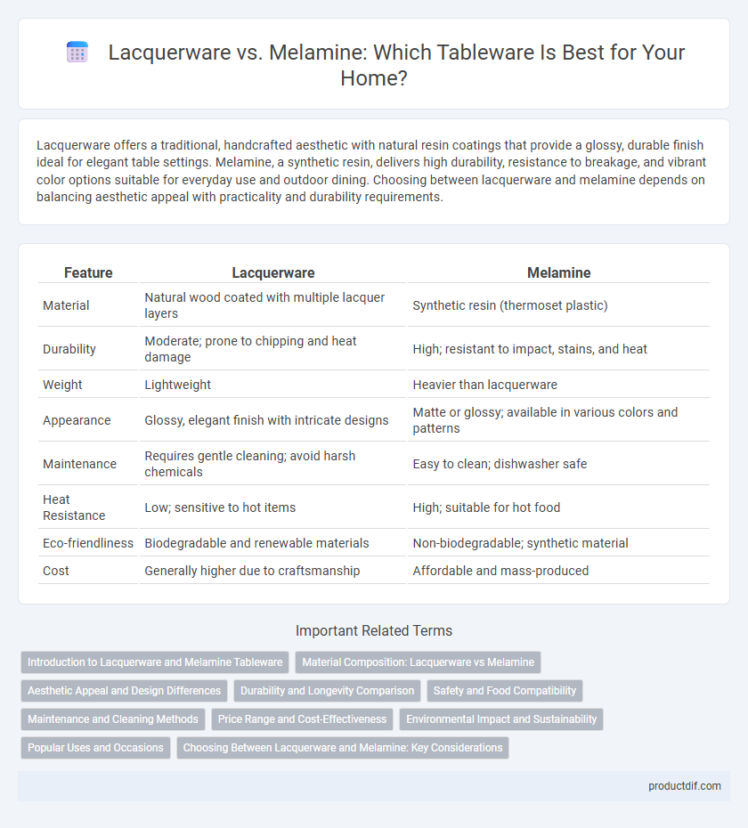 Lacquerware vs. Melamine: Which Tableware Is Best for Your Home?
