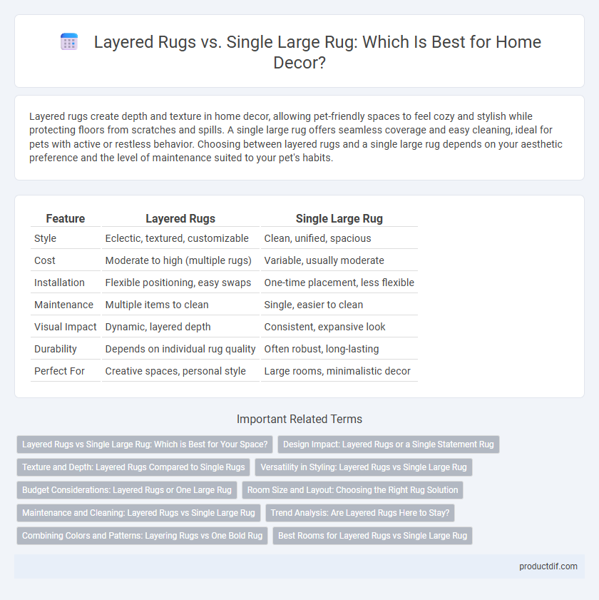 Layered Rugs vs. Single Large Rug: Which Is Best for Home Decor?