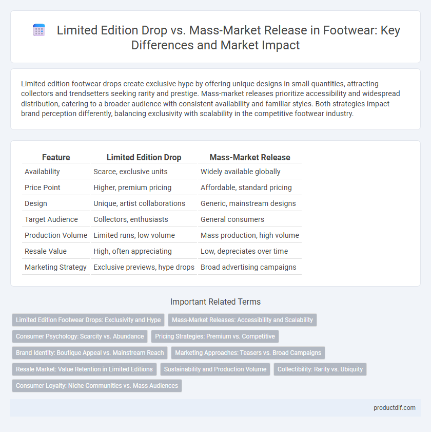 Limited Edition Drop vs. Mass-Market Release in Footwear: Key Differences and Market Impact