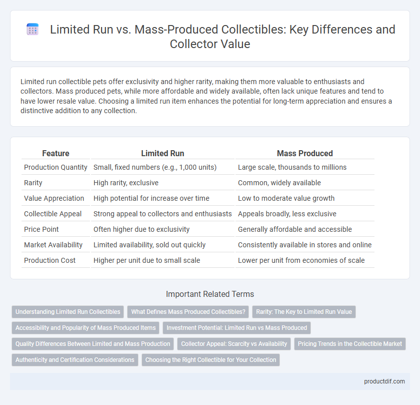 Limited Run vs. Mass-Produced Collectibles: Key Differences and Collector Value