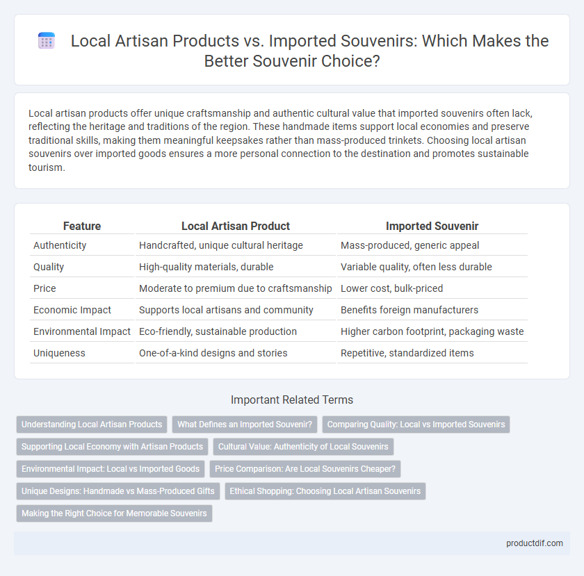 Local Artisan Products vs. Imported Souvenirs: Which Makes the Better Souvenir Choice?