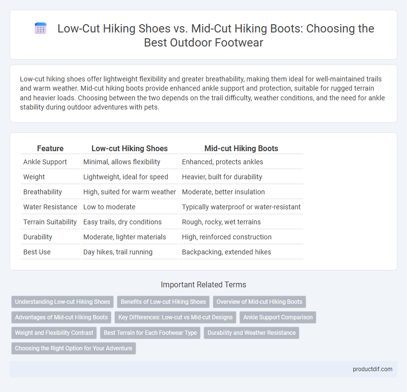Low-Cut Hiking Shoes vs. Mid-Cut Hiking Boots: Choosing the Best Outdoor Footwear