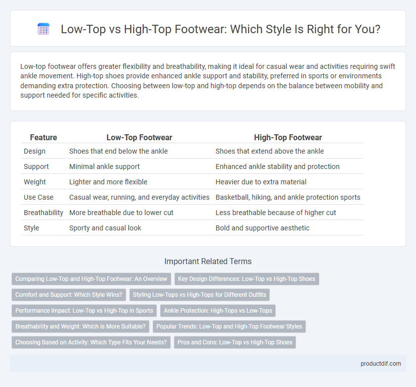 Low-Top vs High-Top Footwear: Which Style Is Right for You?