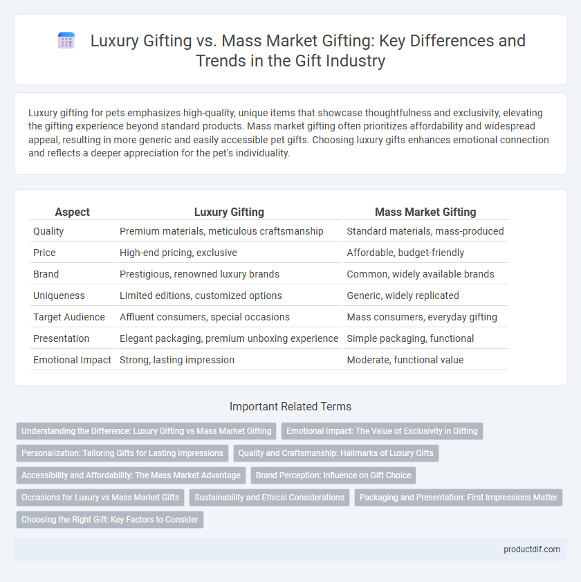 Luxury Gifting vs. Mass Market Gifting: Key Differences and Trends in the Gift Industry