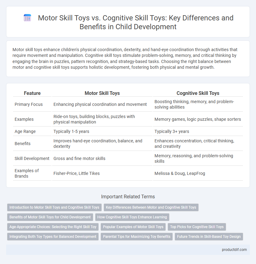 Motor Skill Toys vs. Cognitive Skill Toys: Key Differences and Benefits in Child Development