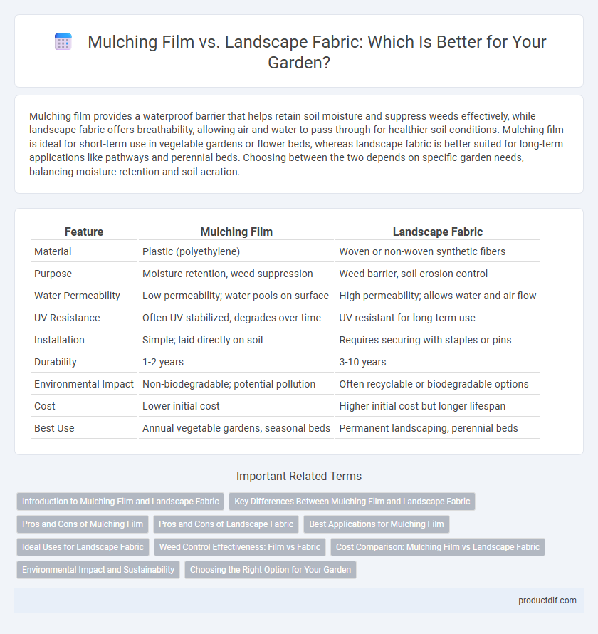 Mulching Film vs. Landscape Fabric: Which Is Better for Your Garden?