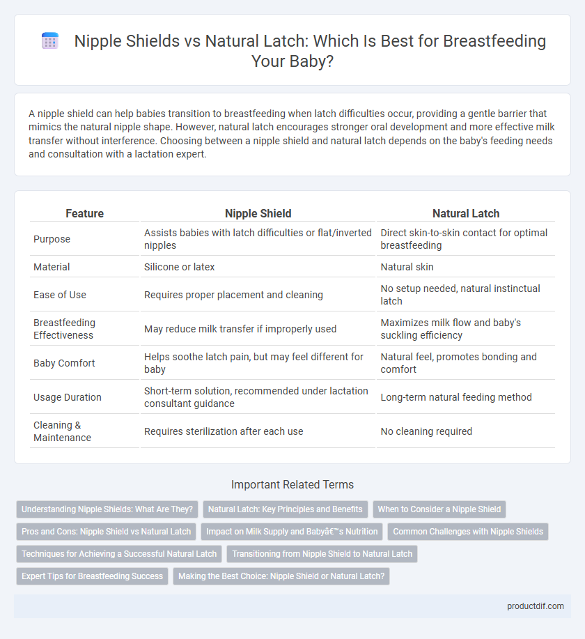 Nipple Shields vs Natural Latch: Which Is Best for Breastfeeding Your Baby?