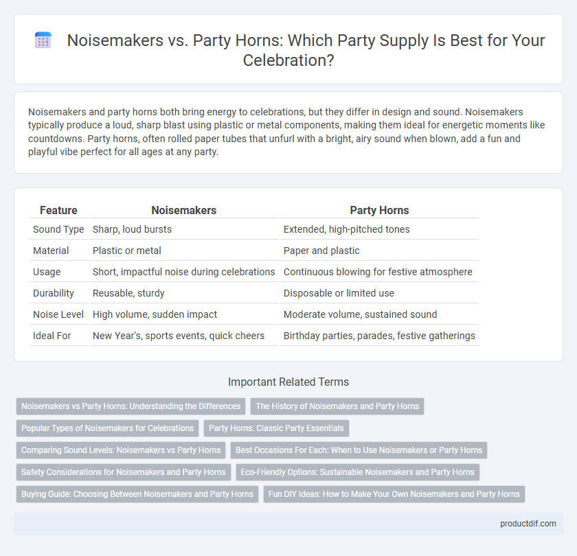 Noisemakers vs. Party Horns: Which Party Supply Is Best for Your Celebration?