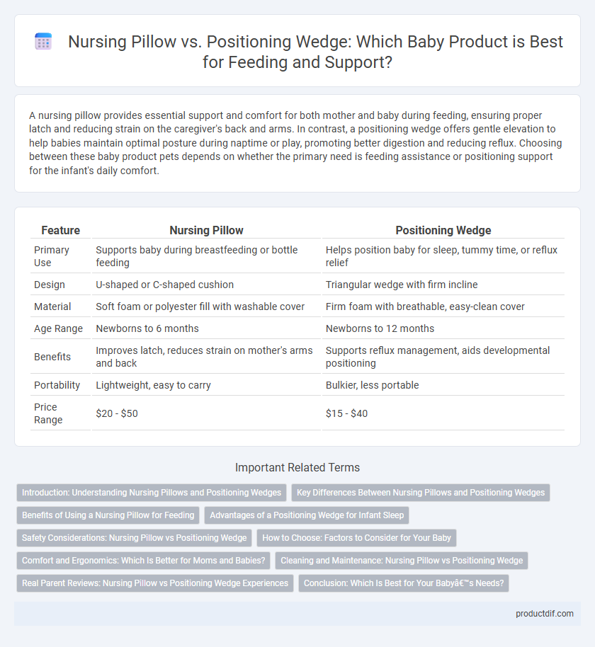 Nursing Pillow vs. Positioning Wedge: Which Baby Product is Best for Feeding and Support?