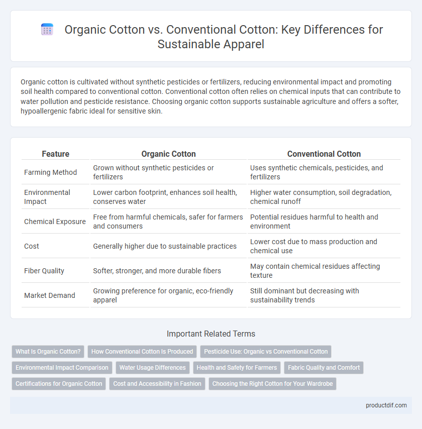 Organic Cotton vs. Conventional Cotton: Key Differences for Sustainable Apparel