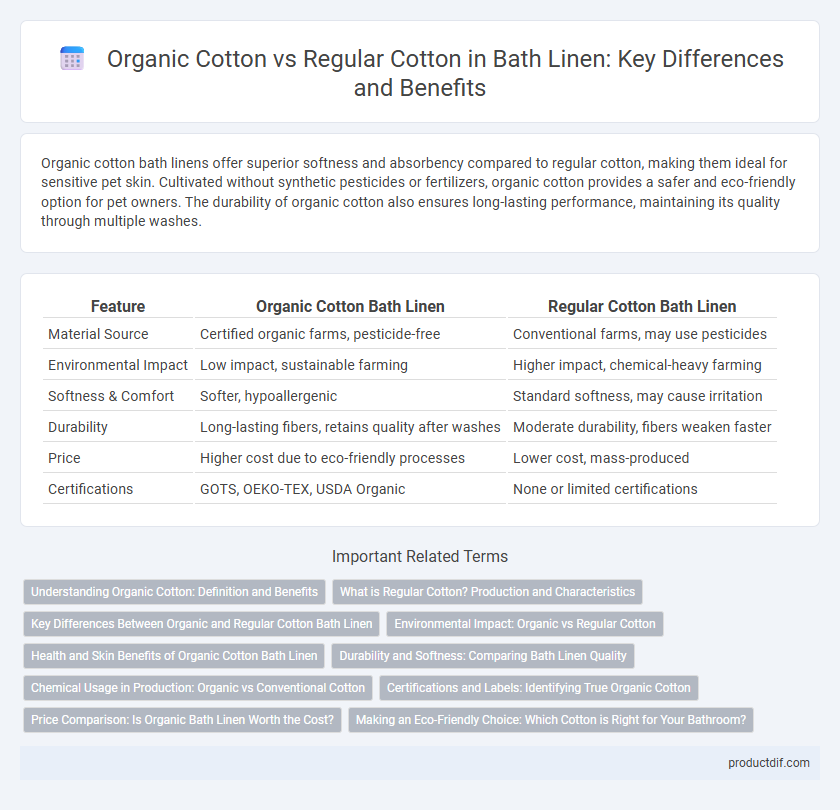 Organic Cotton vs Regular Cotton in Bath Linen: Key Differences and Benefits