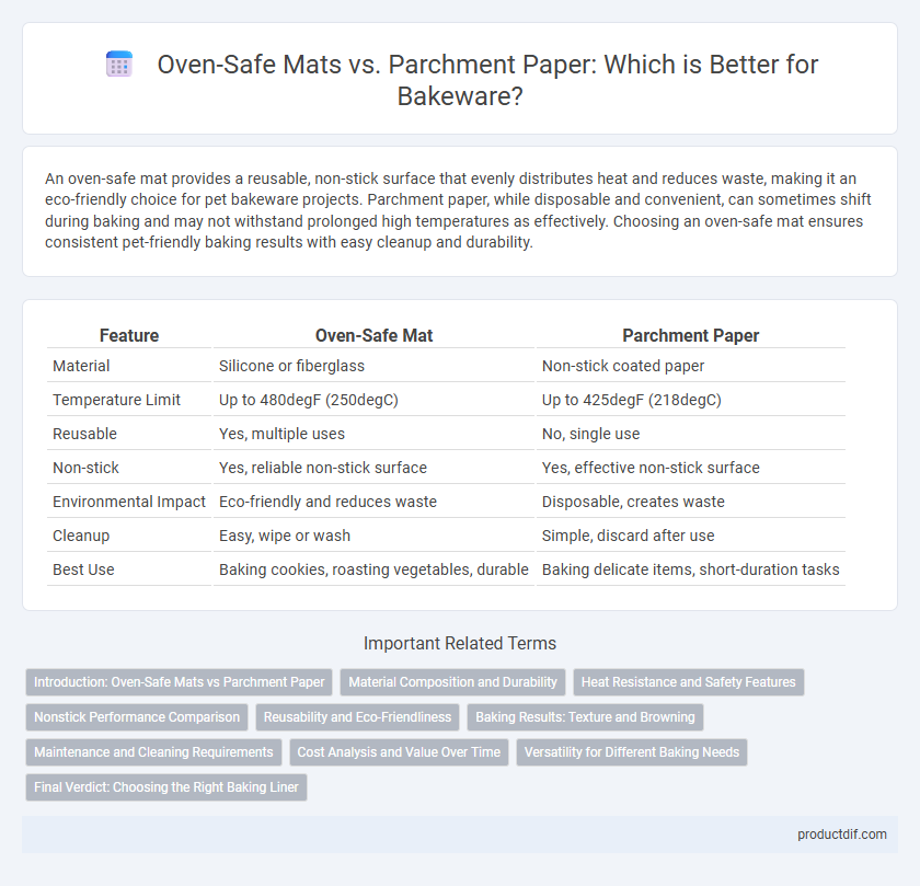 Oven-Safe Mats vs. Parchment Paper: Which is Better for Bakeware?