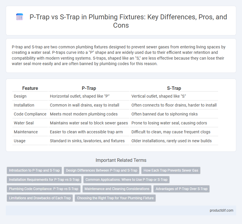 P-Trap vs S-Trap in Plumbing Fixtures: Key Differences, Pros, and Cons