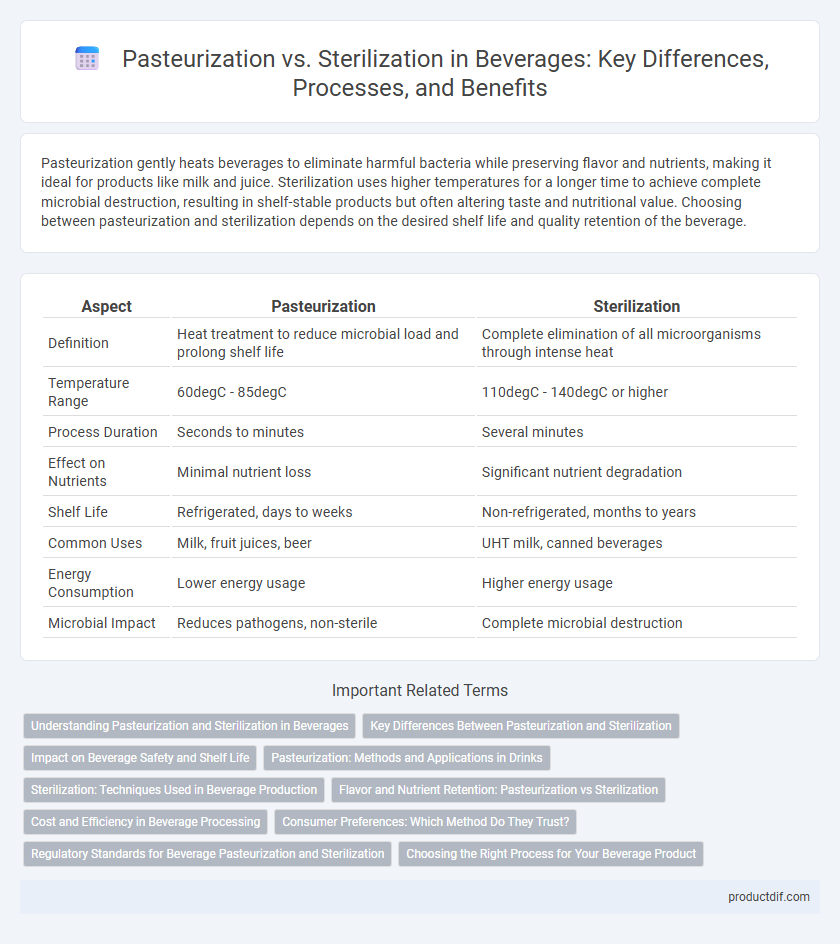 Pasteurization vs. Sterilization in Beverages: Key Differences, Processes, and Benefits