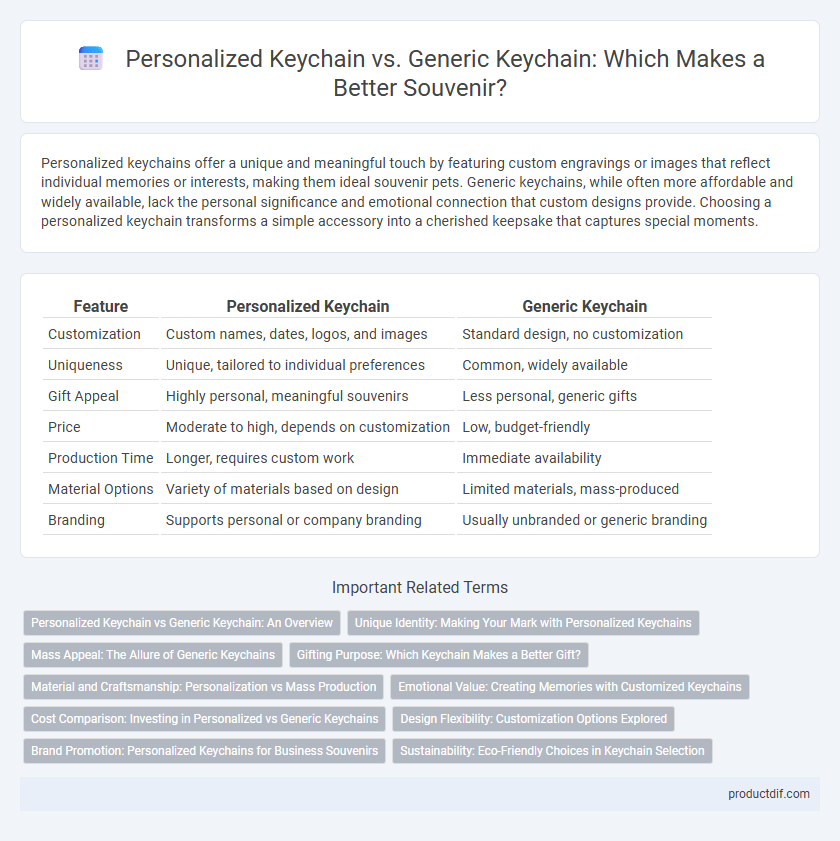 Personalized Keychain vs. Generic Keychain: Which Makes a Better Souvenir?