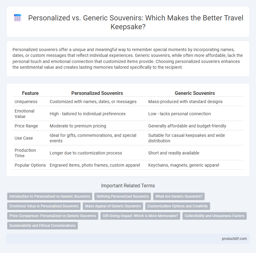 Personalized vs. Generic Souvenirs: Which Makes the Better Travel Keepsake?