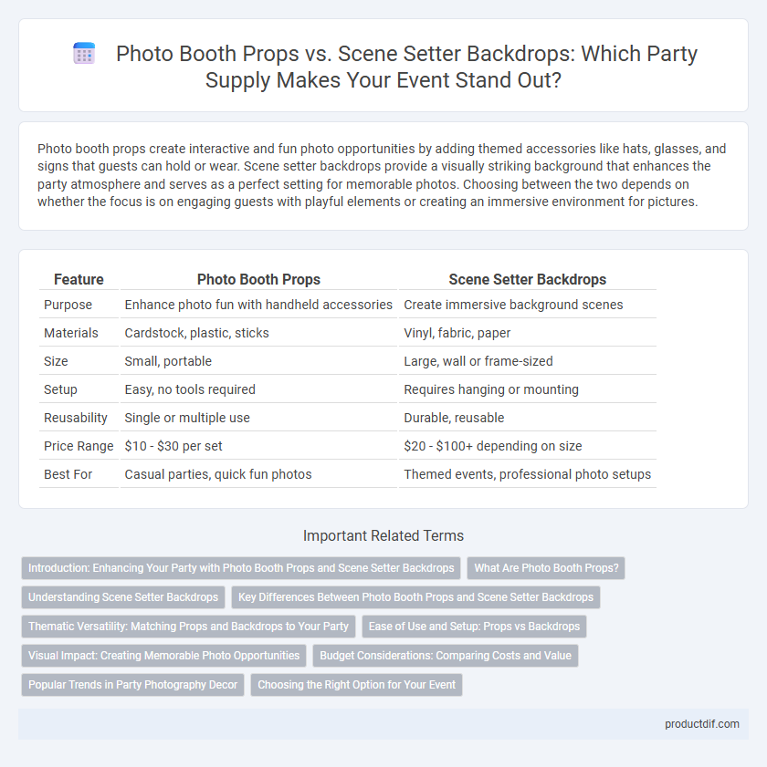 Photo Booth Props vs. Scene Setter Backdrops: Which Party Supply Makes Your Event Stand Out?
