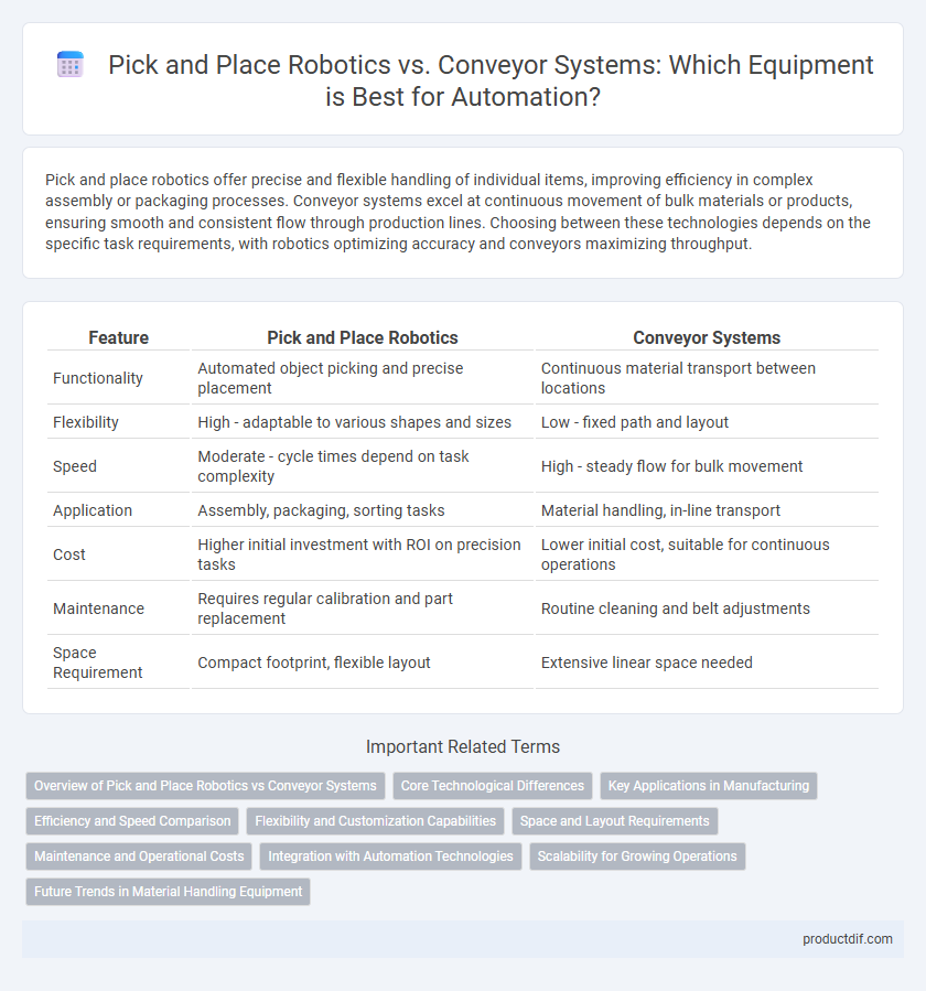 Pick and Place Robotics vs. Conveyor Systems: Which Equipment is Best for Automation?
