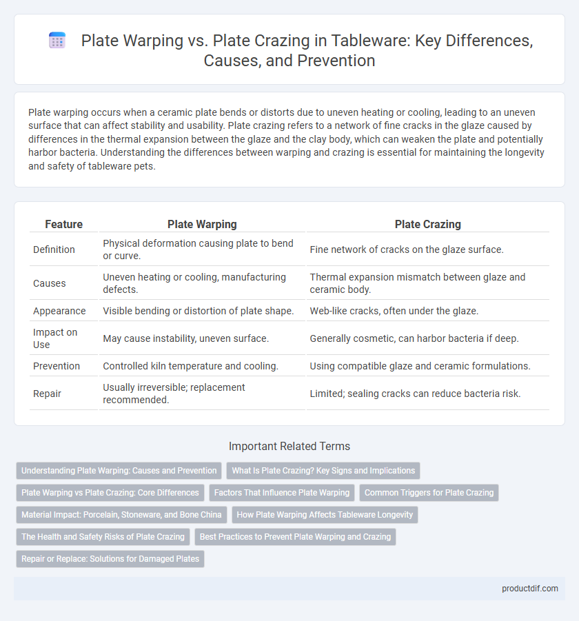 Plate Warping vs. Plate Crazing in Tableware: Key Differences, Causes, and Prevention