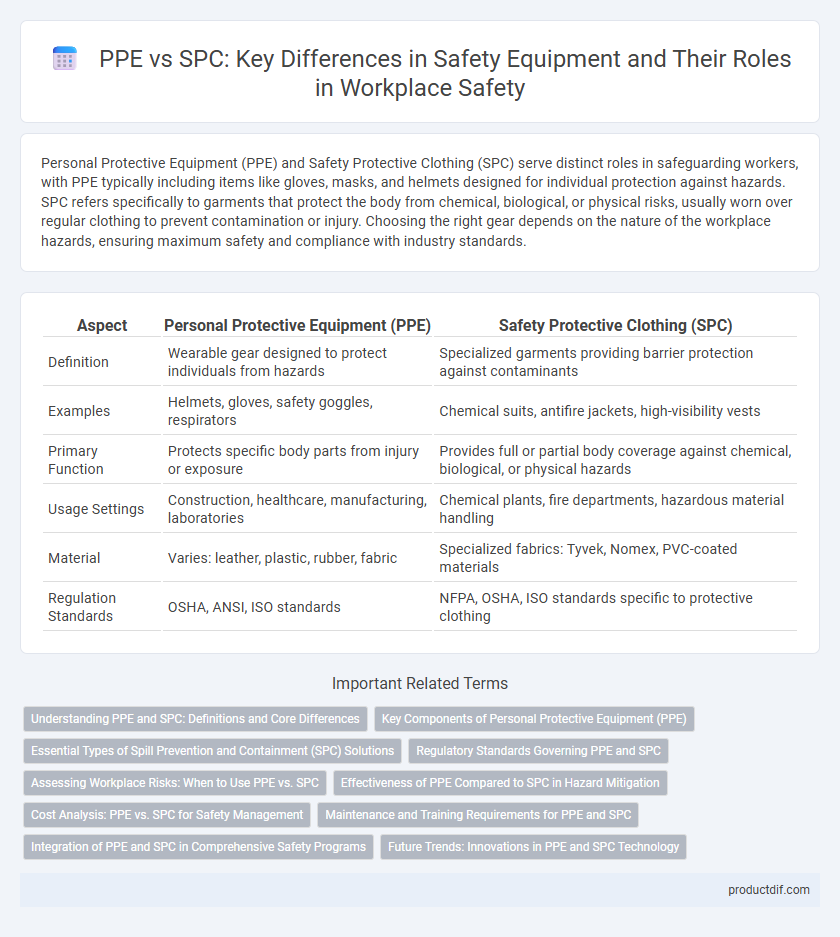 PPE vs SPC: Key Differences in Safety Equipment and Their Roles in Workplace Safety