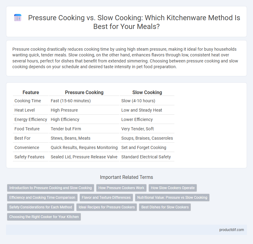 Pressure Cooking vs. Slow Cooking: Which Kitchenware Method Is Best for Your Meals?