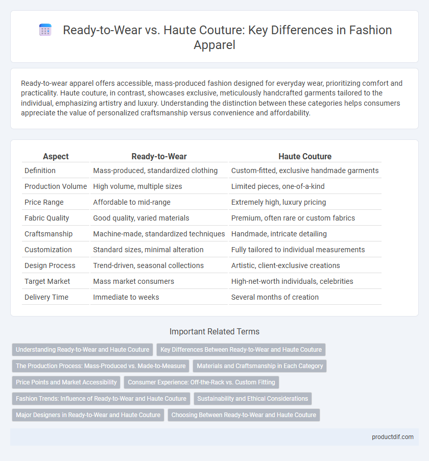 Ready-to-Wear vs. Haute Couture: Key Differences in Fashion Apparel