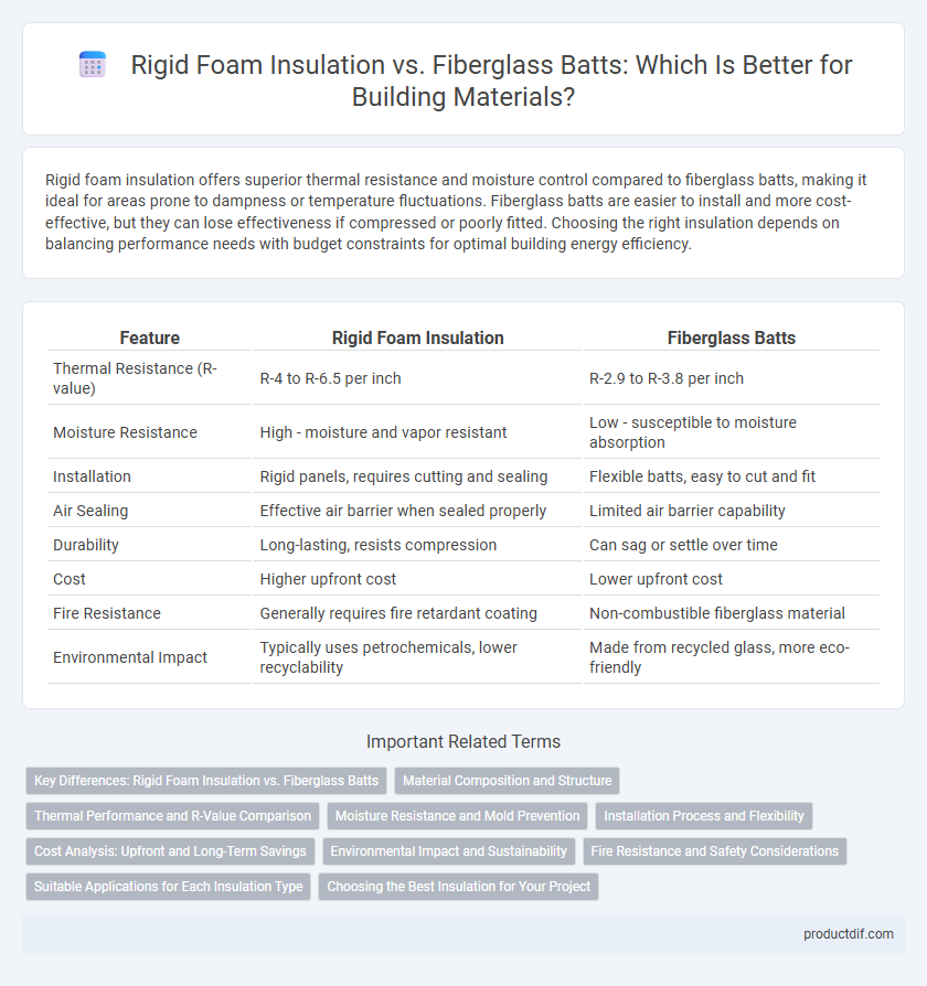 Rigid Foam Insulation vs. Fiberglass Batts: Which Is Better for Building Materials?