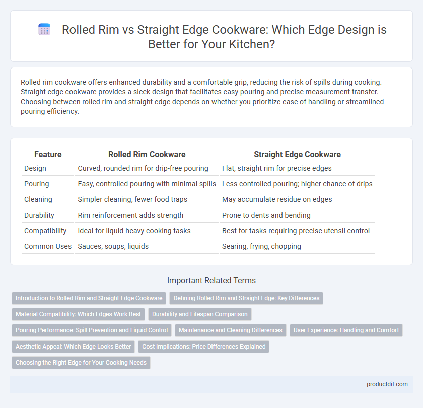Rolled Rim vs Straight Edge Cookware: Which Edge Design is Better for Your Kitchen?