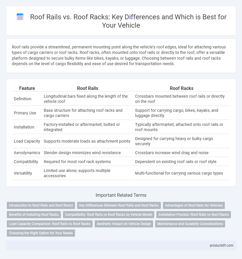 Roof Rails vs. Roof Racks: Key Differences and Which is Best for Your Vehicle