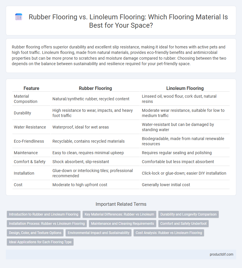 Rubber Flooring vs. Linoleum Flooring: Which Flooring Material Is Best for Your Space?
