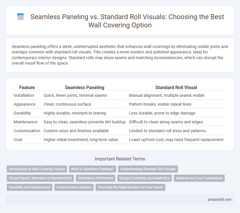 Seamless Paneling vs. Standard Roll Visuals: Choosing the Best Wall Covering Option