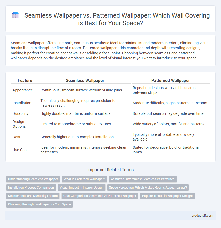 Seamless Wallpaper vs. Patterned Wallpaper: Which Wall Covering is Best for Your Space?
