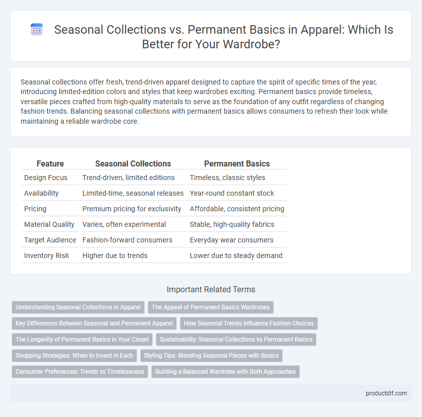 Seasonal Collections vs. Permanent Basics in Apparel: Which Is Better for Your Wardrobe?