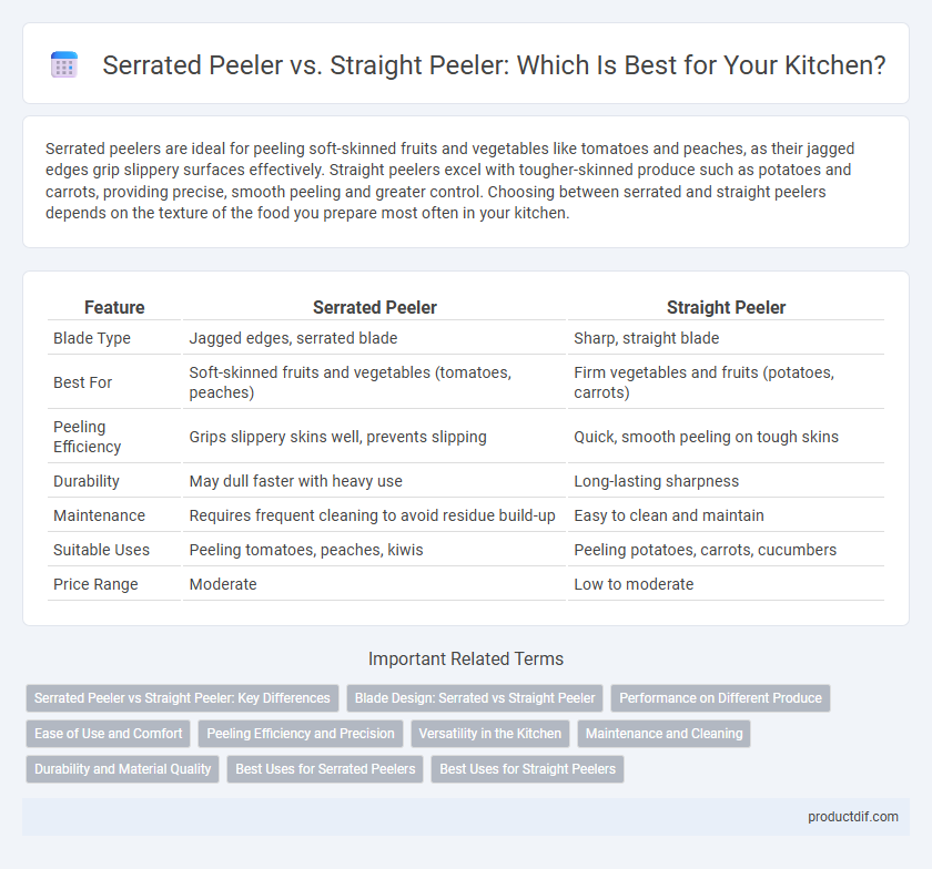 Serrated Peeler vs. Straight Peeler: Which Is Best for Your Kitchen?