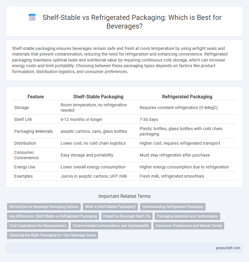 Shelf-Stable vs Refrigerated Packaging: Which is Best for Beverages?