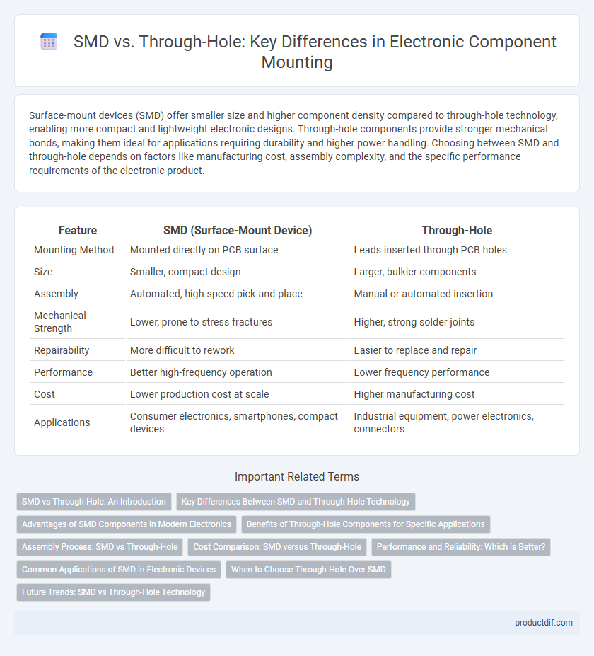 SMD vs. Through-Hole: Key Differences in Electronic Component Mounting