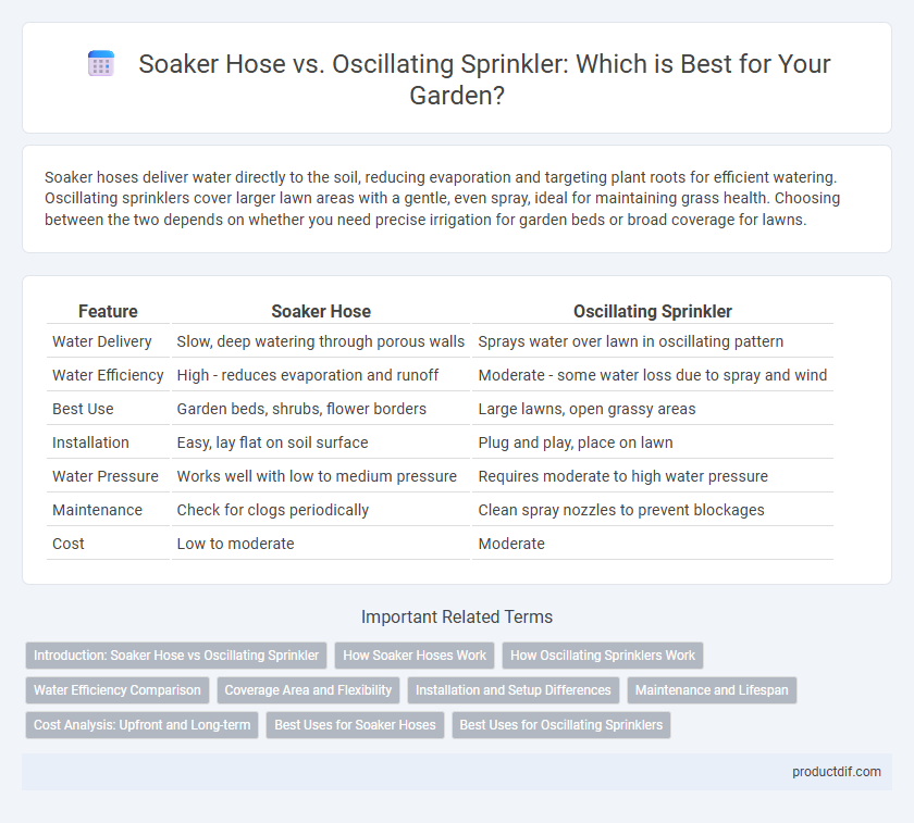 Soaker Hose vs. Oscillating Sprinkler: Which is Best for Your Garden?