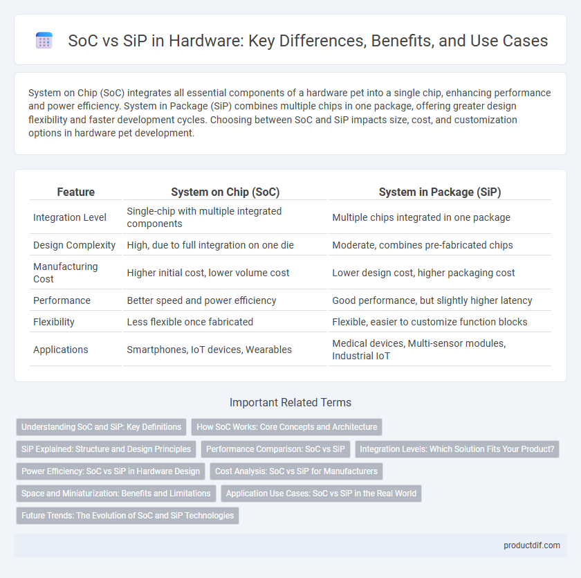 SoC vs SiP in Hardware: Key Differences, Benefits, and Use Cases