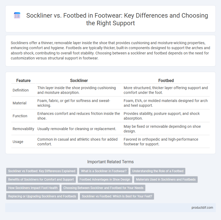 Sockliner vs. Footbed in Footwear: Key Differences and Choosing the Right Support