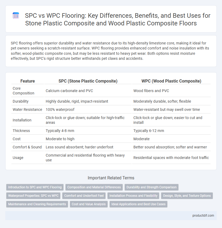 SPC vs WPC Flooring: Key Differences, Benefits, and Best Uses for Stone Plastic Composite and Wood Plastic Composite Floors