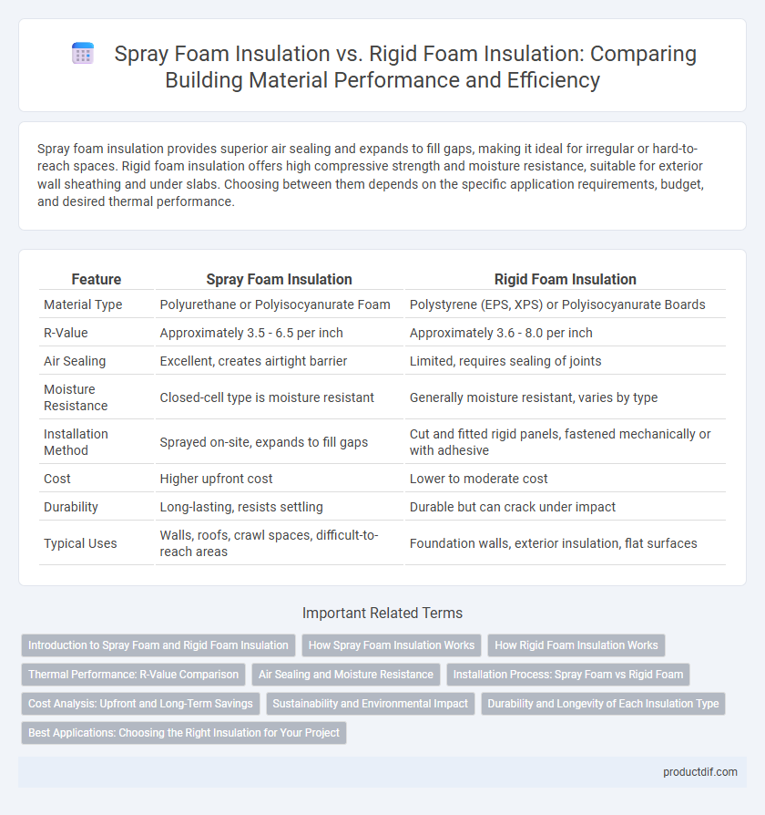 Spray Foam Insulation vs. Rigid Foam Insulation: Comparing Building Material Performance and Efficiency