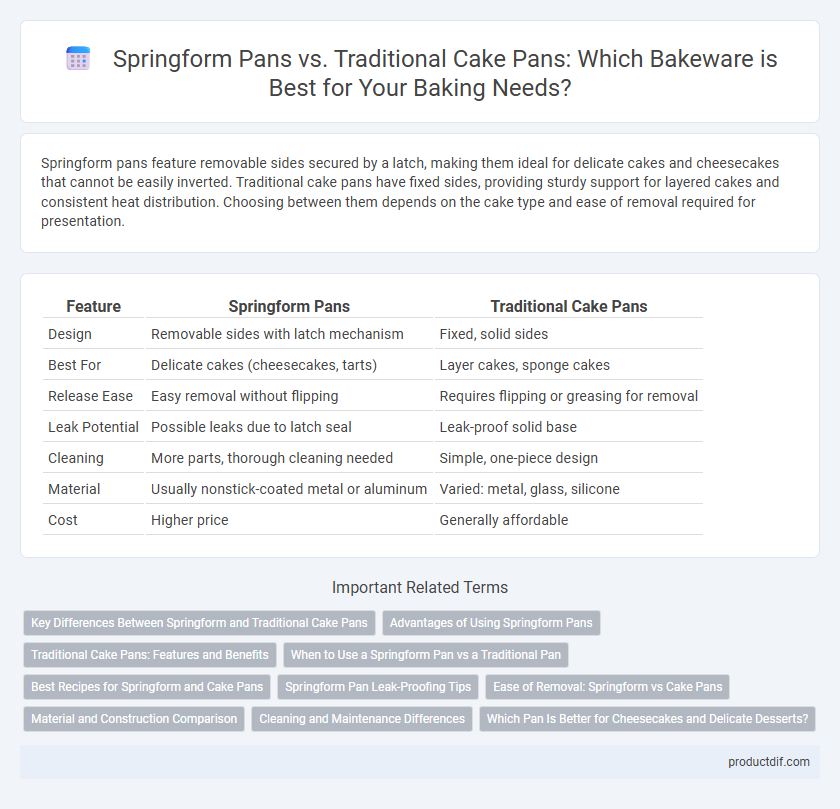 Springform Pans vs. Traditional Cake Pans: Which Bakeware is Best for Your Baking Needs?